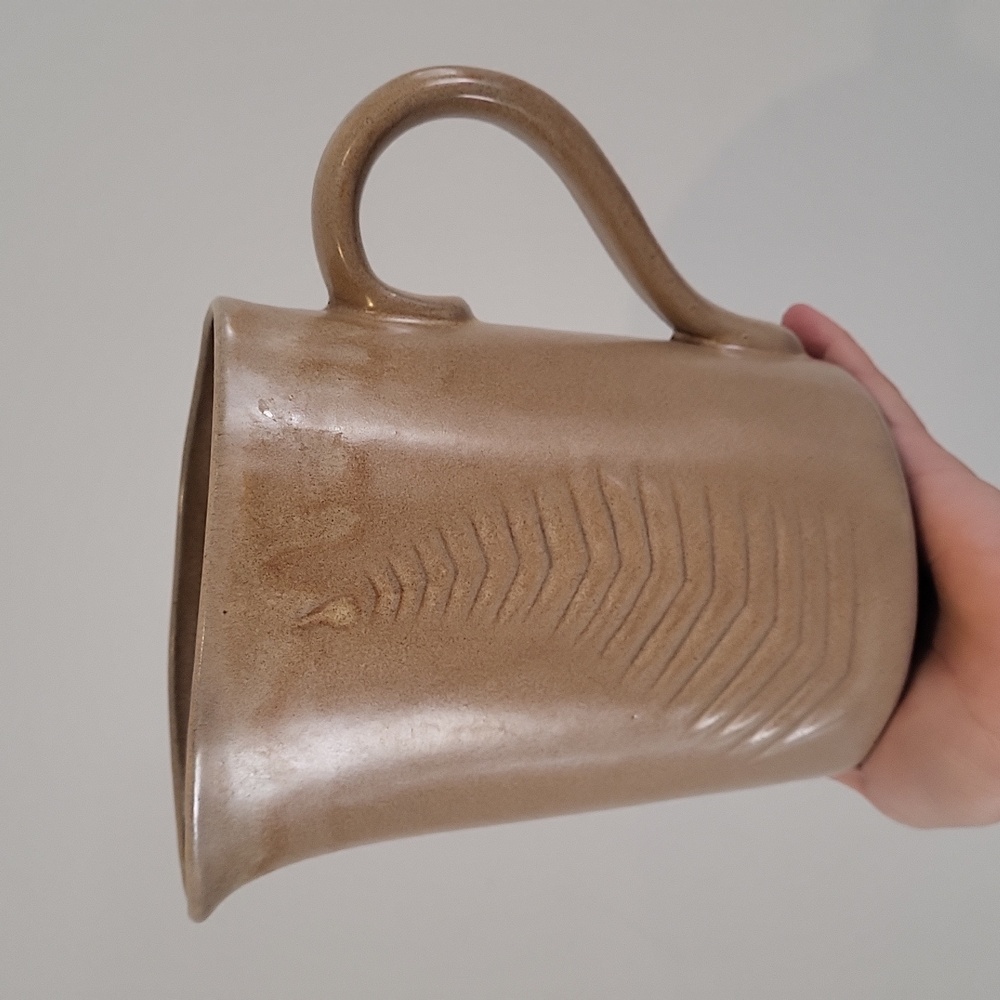 Vintage boho ceramic vase